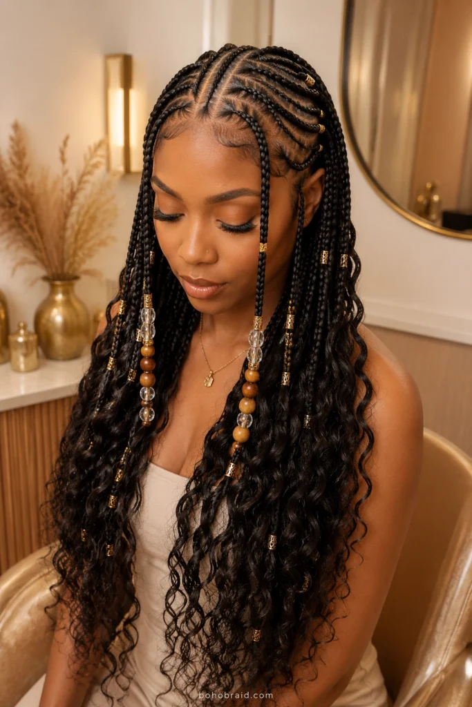 Braids With Curls