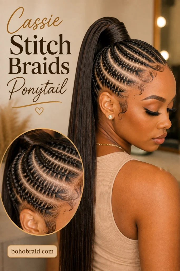 Cassie Braids Ponytail