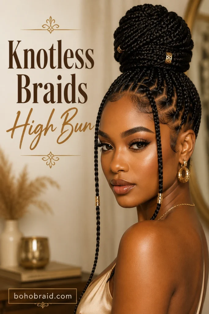 Ways to Style Knotless Braids